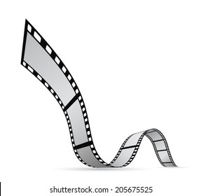 film strip reel background design