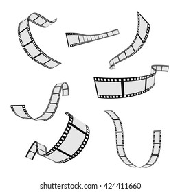 film strip and film reel design set