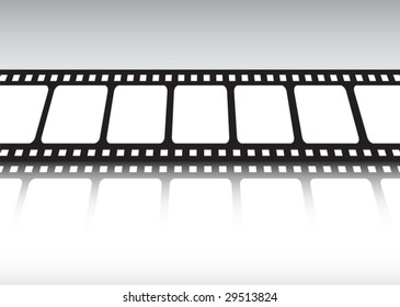 Film strip reflected