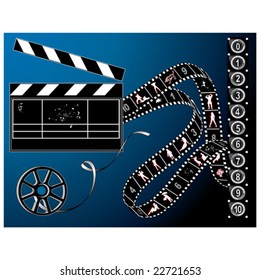 Film strip, retro reel (see similar vector in my portfolio)