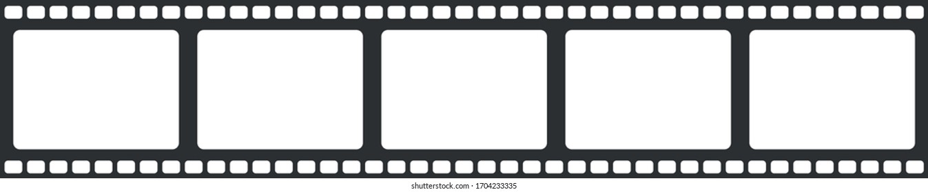 Film Strip Seamless white background. Alpha strip film design Pattern. 
