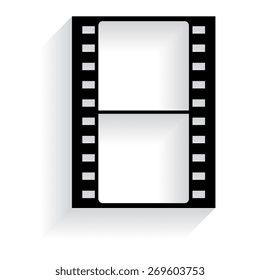 film strip with shadow