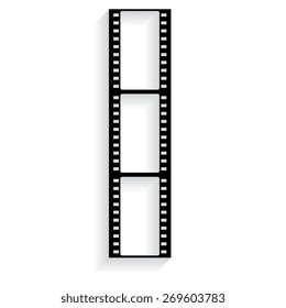film strip with shadow