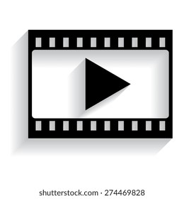 film strip with shadow