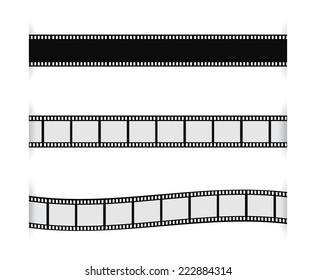 film strip with shadow design