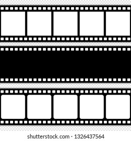 Film strip template vector illustration