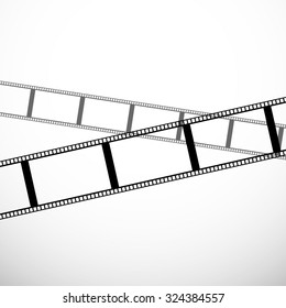 Film strip vector graphics for photography concepts