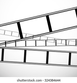 Film strip vector graphics for photography concepts