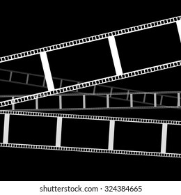 Film strip vector graphics for photography concepts