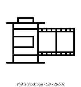 Film strip vector icon
