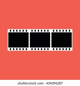 Film strip vector icon