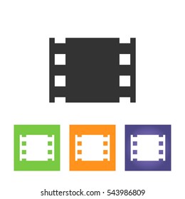 Film strip. Vector icon