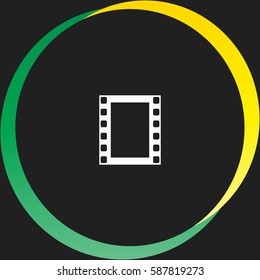 Film strip vector  icon