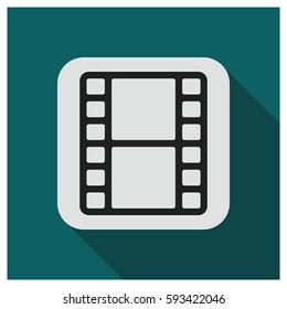 Film strip vector icon