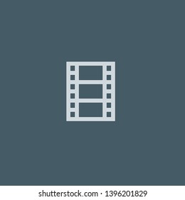 Film Strip vector icon. Film Strip concept stroke symbol design. Thin graphic elements vector illustration, outline pattern for your web site design, logo, UI. EPS 10.