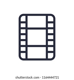 Film strip, Vector icon grey, Film strip icon