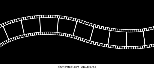 Film strip vector icon illustration background. Background design. Vector illustration