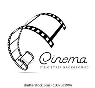 Film strip vector illustration