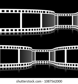 Film strip vector illustration