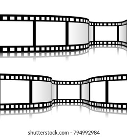 Film strip vector illustration