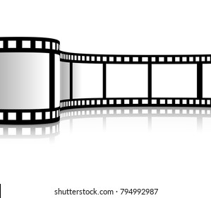 Film strip vector illustration