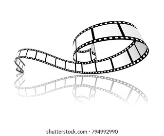 Film strip vector illustration