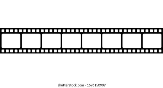 Film strip , Vector illustration, 35mm strip isolated on white background