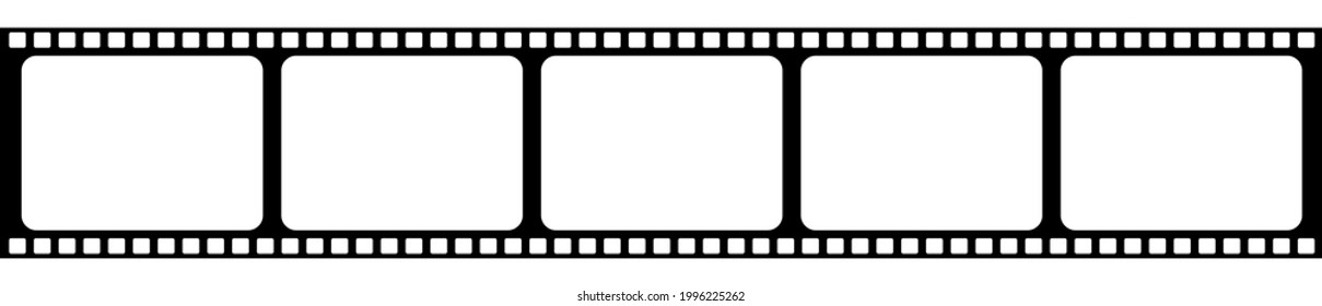 Film strip. Vector illustration isolated on white background