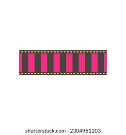 Film strip vector image. Photo film strip vector image