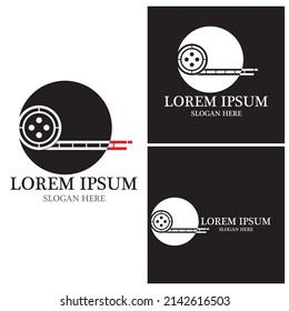 Film Strip Video logo vector template