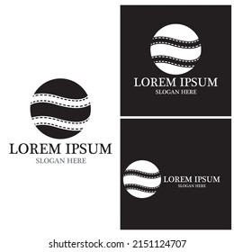 Film Strip Video logo vector template