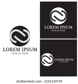Film Strip Video logo vector template