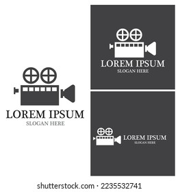 Film Strip Video logo vector template