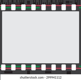 film stripe frame abstract background