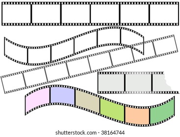 Film strips (vector)