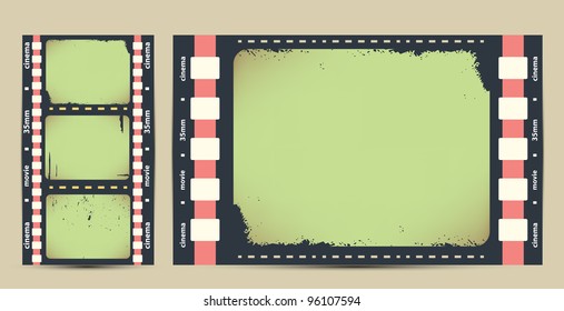 Film tape. cinema vector background