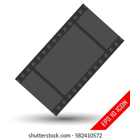 Film Tape Icon flat icon. Film Tape Icon logo. Film Tape Icon symbol.