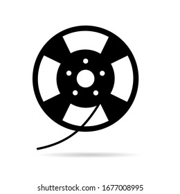 film tape roll ancient art illustration