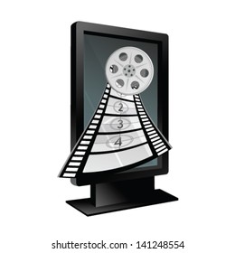 film tape vector illustration