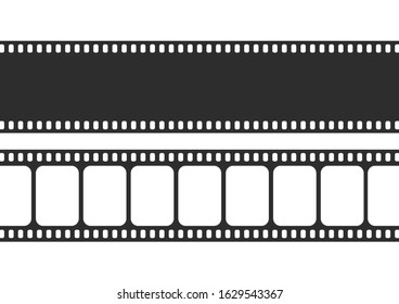 Film tape vector illustration.  Film tape icon.  Camera tape vector. 