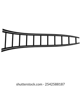 Film tape vintage icon isolate. movies film background with flim roll. 3d flim roll. Film strip