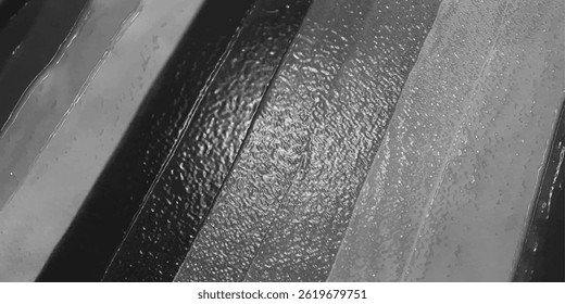 Film that sticks and wrinkles. Clear vinyl.
