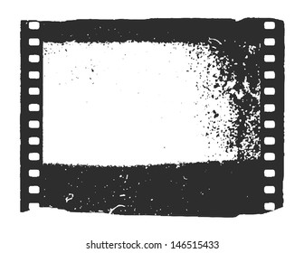 Film. Vector background. Grunge background. Eps8