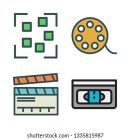 film vector icon set