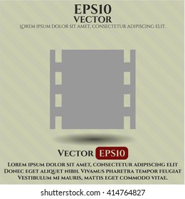 Film vector icon or symbol