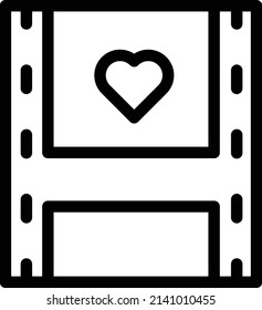 film vector illustration isolated on a transparent background. stroke vector icons for concept or web graphics.