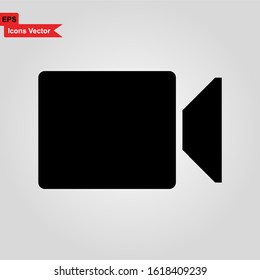 film, video, camera icon vector illustration - premium vector