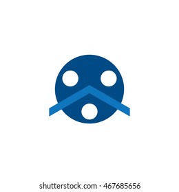 film video roll logo vector