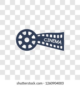 Film viewer icon. Trendy Film viewer logo concept on transparent background from Cinema collection