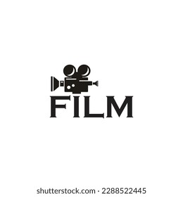 
Film Wordmark logo icon vector template.